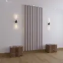 WALL FURNITURE PANELING® Headbords 240, Cabecera 13 de diseño para Cama de Diferentes Medidas, Colores y Anchos, Tela de Terciopelo, Fácil ajuste y Limpieza