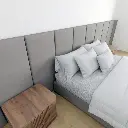 WALL FURNITURE PANELING® Basics 120, Paneles de tapicería de alta calidad, en Diferentes Medidas. Diseña tu Propia cabecera, Muro para la TV o Sala de Juntas. Paquete de 2 piezas por caja