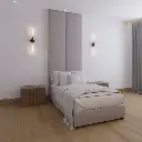 WALL FURNITURE PANELING® Beds 240, Cama de diseño con Cabecera 52 de tapicería de Calidad Superior + Base de cama Reforzado con angulos de Acero + Somier de Alta Resistencia