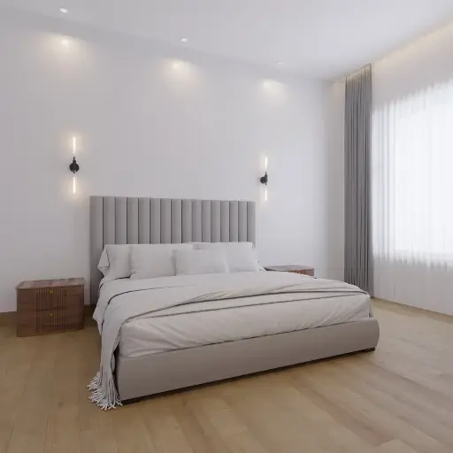 WALL FURNITURE PANELING® Beds 120, Cama de diseño con Cabecera 13 de tapicería de Calidad Superior + Base de cama Reforzado con angulos de Acero + Somier de Alta Resistencia
