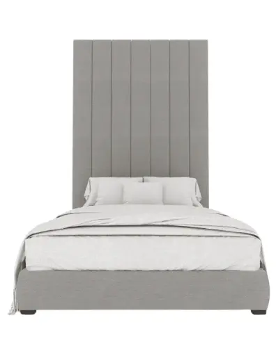 WALL FURNITURE PANELING® Beds 240, Cama de diseño con Cabecera 26 de tapicería de Calidad Superior + Base de cama Reforzado con angulos de Acero + Somier de Alta Resistencia 