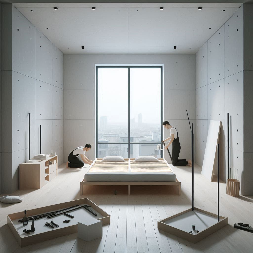 Armado de base de cama